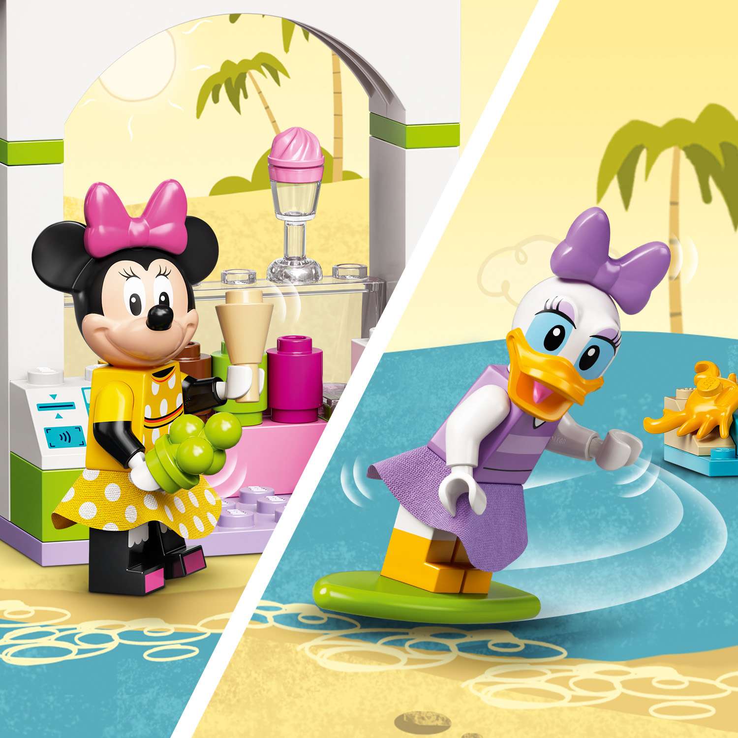 Конструктор LEGO Mickey and Friends Магазин мороженого Минни блочный - фото 9