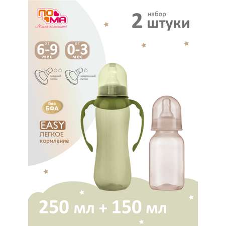 Бутылочка Пома 250 мл 2 шт.