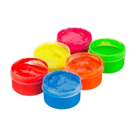 Краски пальчиковые ROXY-KIDS 6 цв.