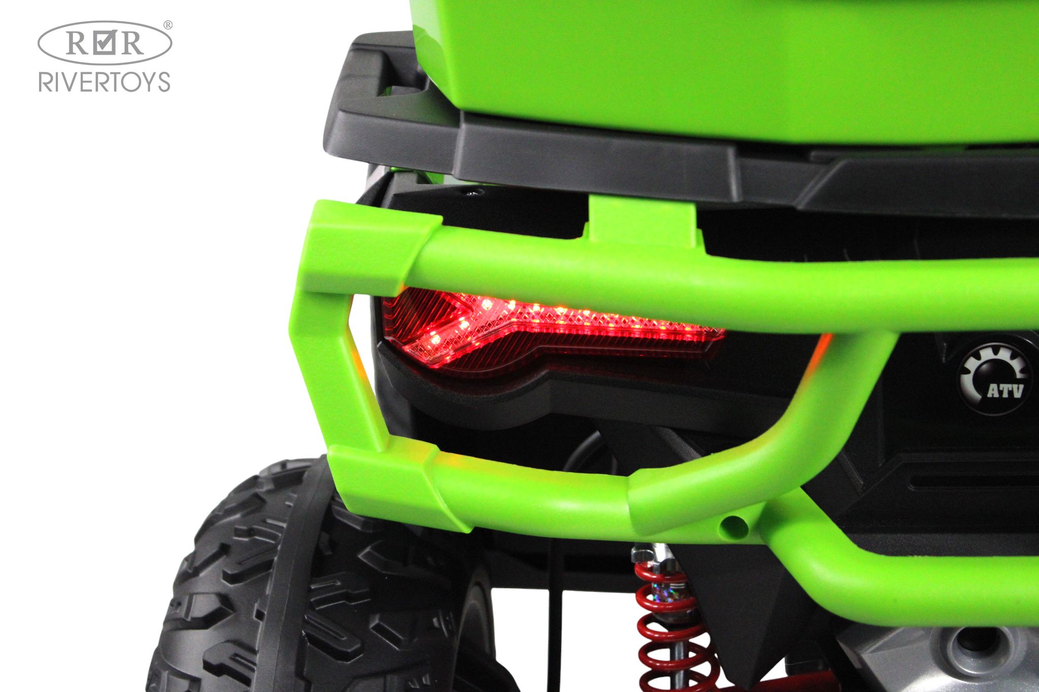 Электромобиль RIVERTOYS Z111ZZ-NEW-GREEN С пультом ДУ - фото 3