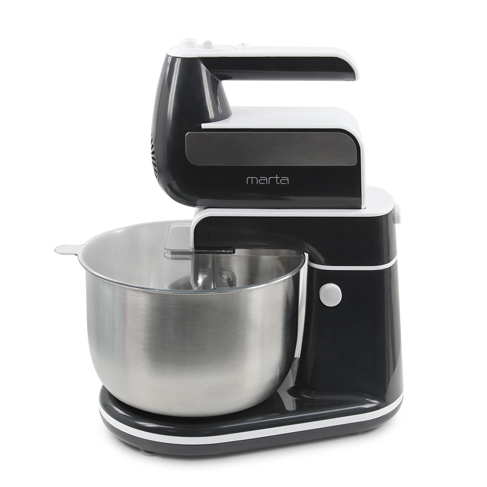 Миксер с чашей MARTA MT-MX1522A черный жемчуг - фото 1