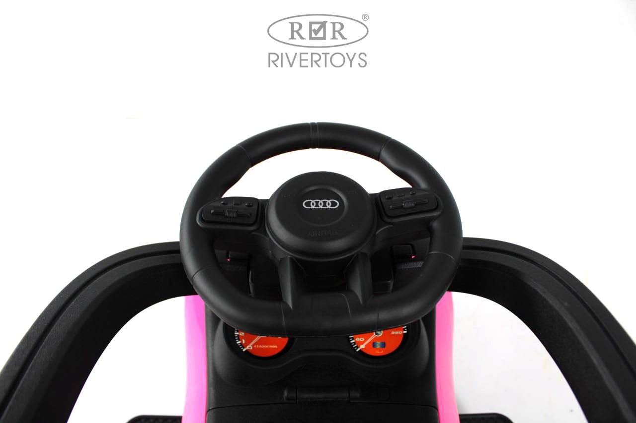 Каталка RIVERTOYS Z005ZZ-A-PINK розовый - фото 12