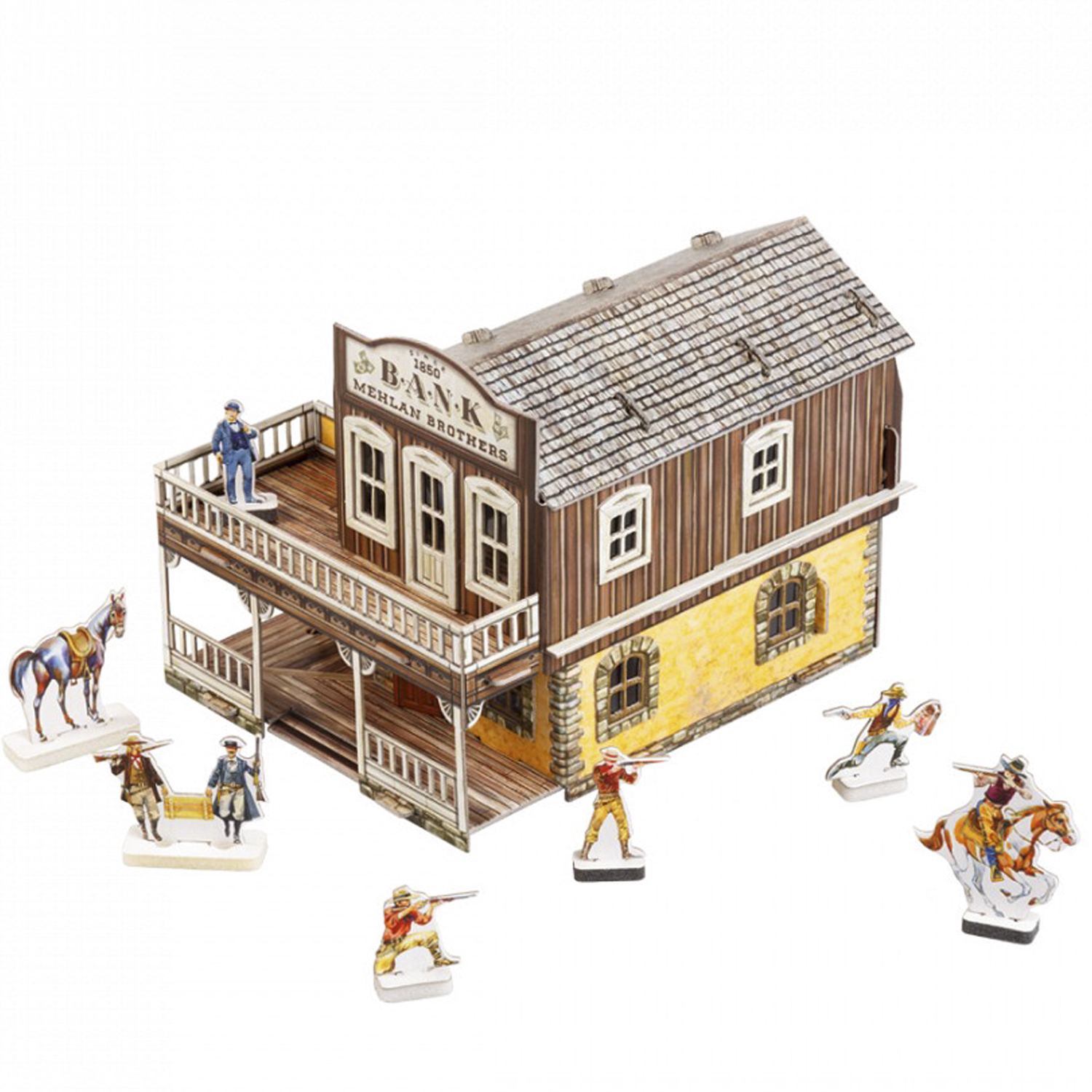 Игрушка из картона Умная бумага Дикий запад Банк 469 469 - фото 2