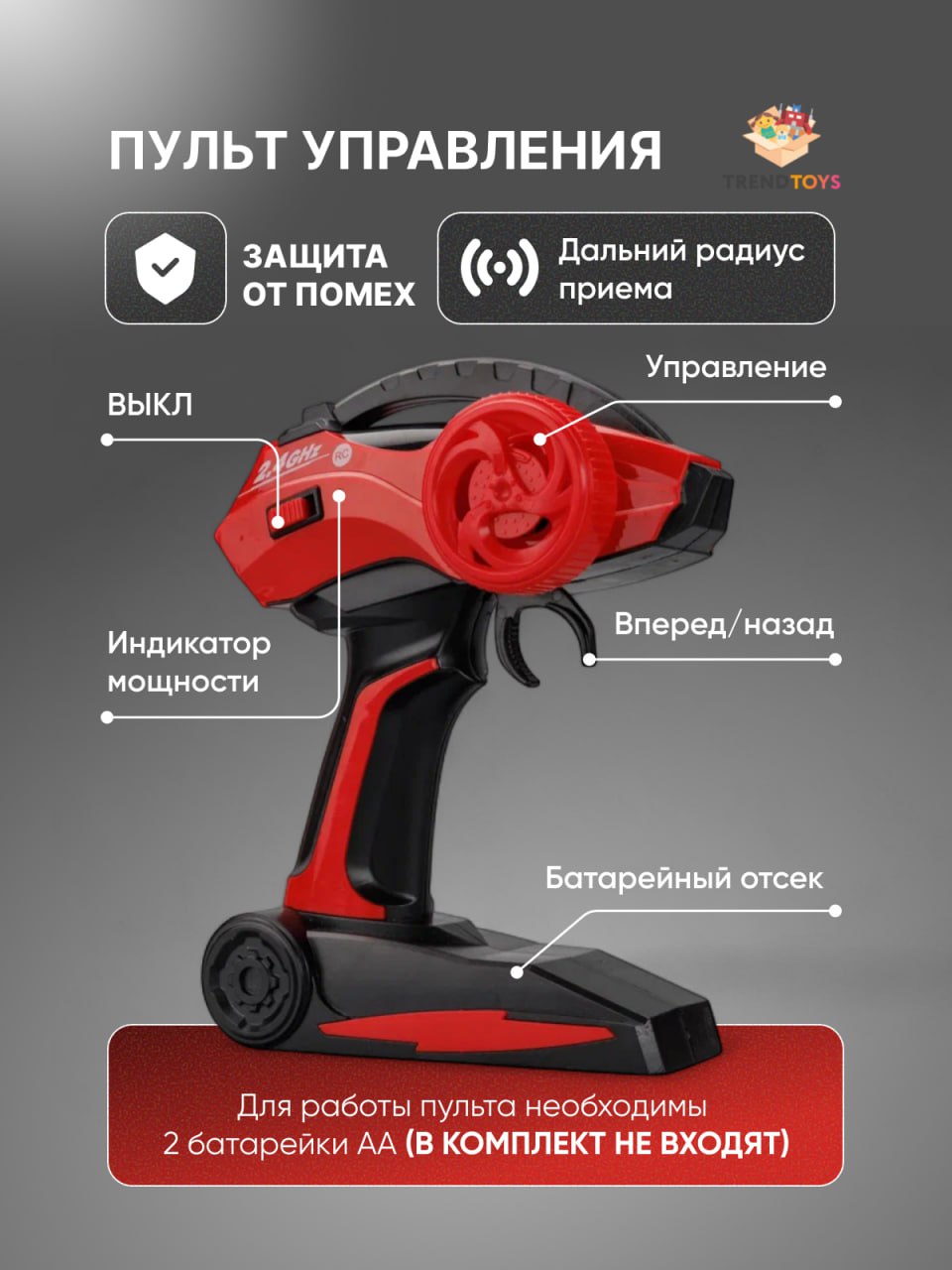 Внедорожник РУ TrendToys на пульте управления 1:8 - фото 8