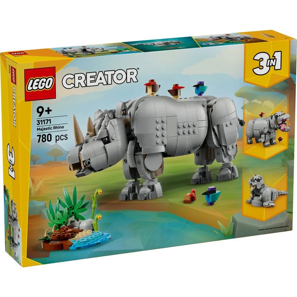 Конструктор LEGO Creator Величественный носорог 780 дет. - фото 1