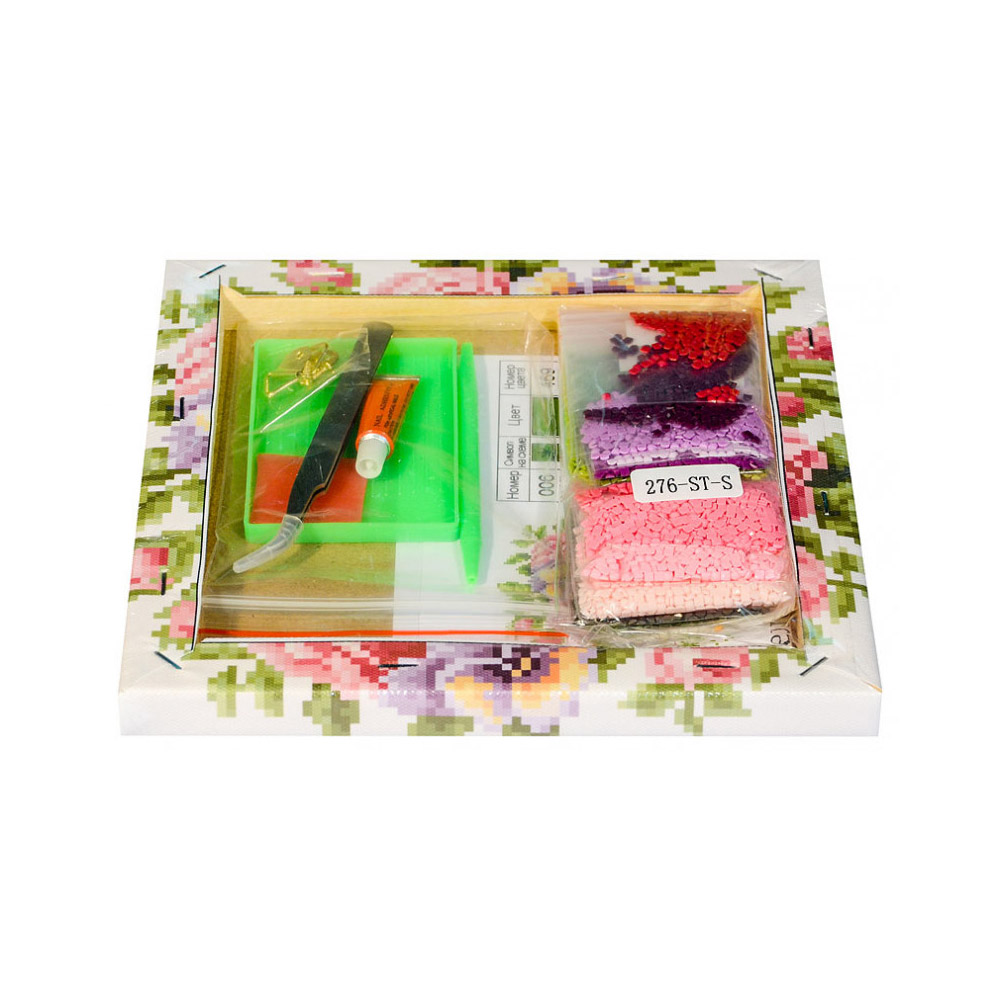 Алмазная мозаика Белоснежка Розы и анютины глазки - фото 4