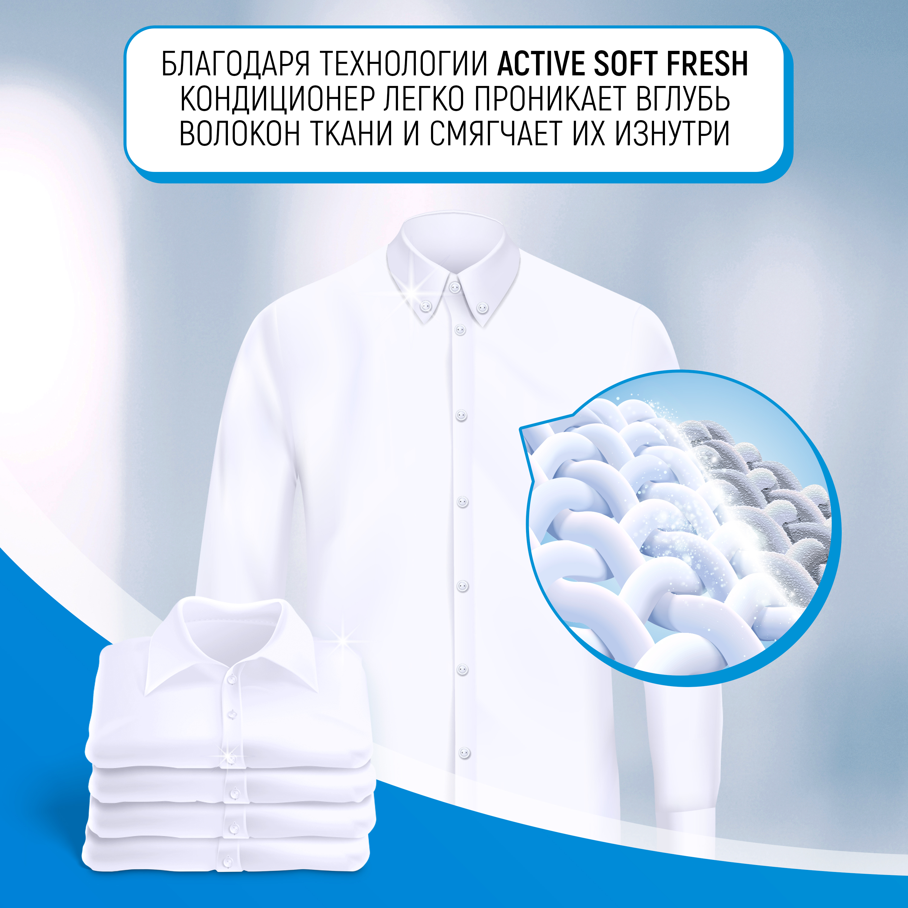 Кондиционер для белья LION Fresh Soft парфюмированный Утренний Поцелуй 500 мл - фото 3