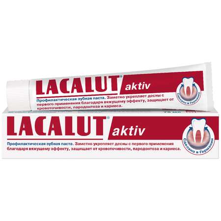 Зубная паста LACALUT с фтором