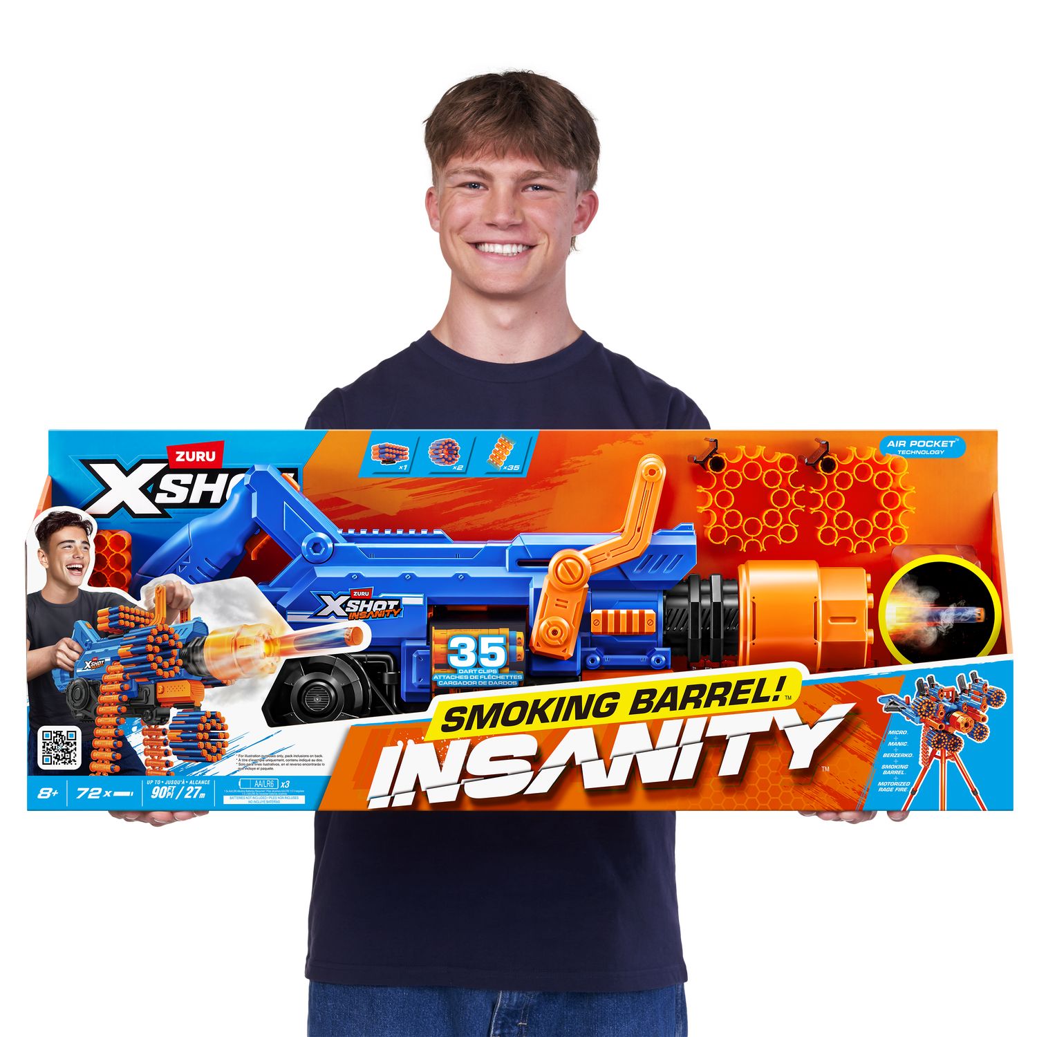 Бластер Zuru XSHOT insanity дымящийся ствол - фото 10