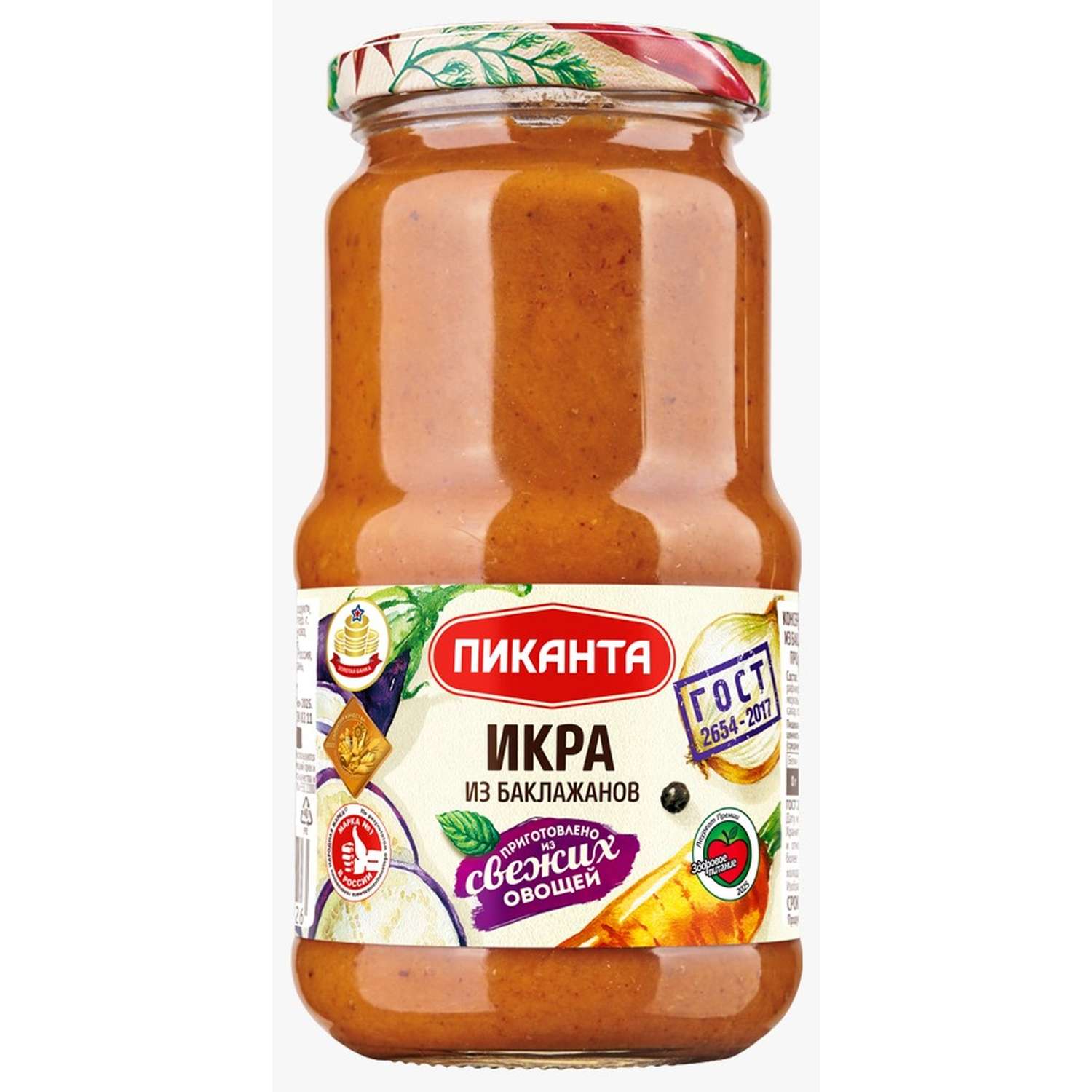 Икра из баклажанов Пиканта 450г с/б - фото 1