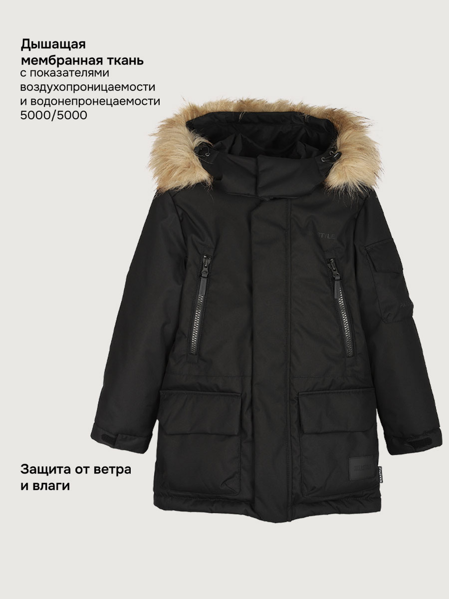 Куртка NIKASTYLE 4з7325 черный - фото 4