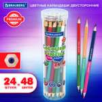 Карандаши цветные Brauberg 24 шт.