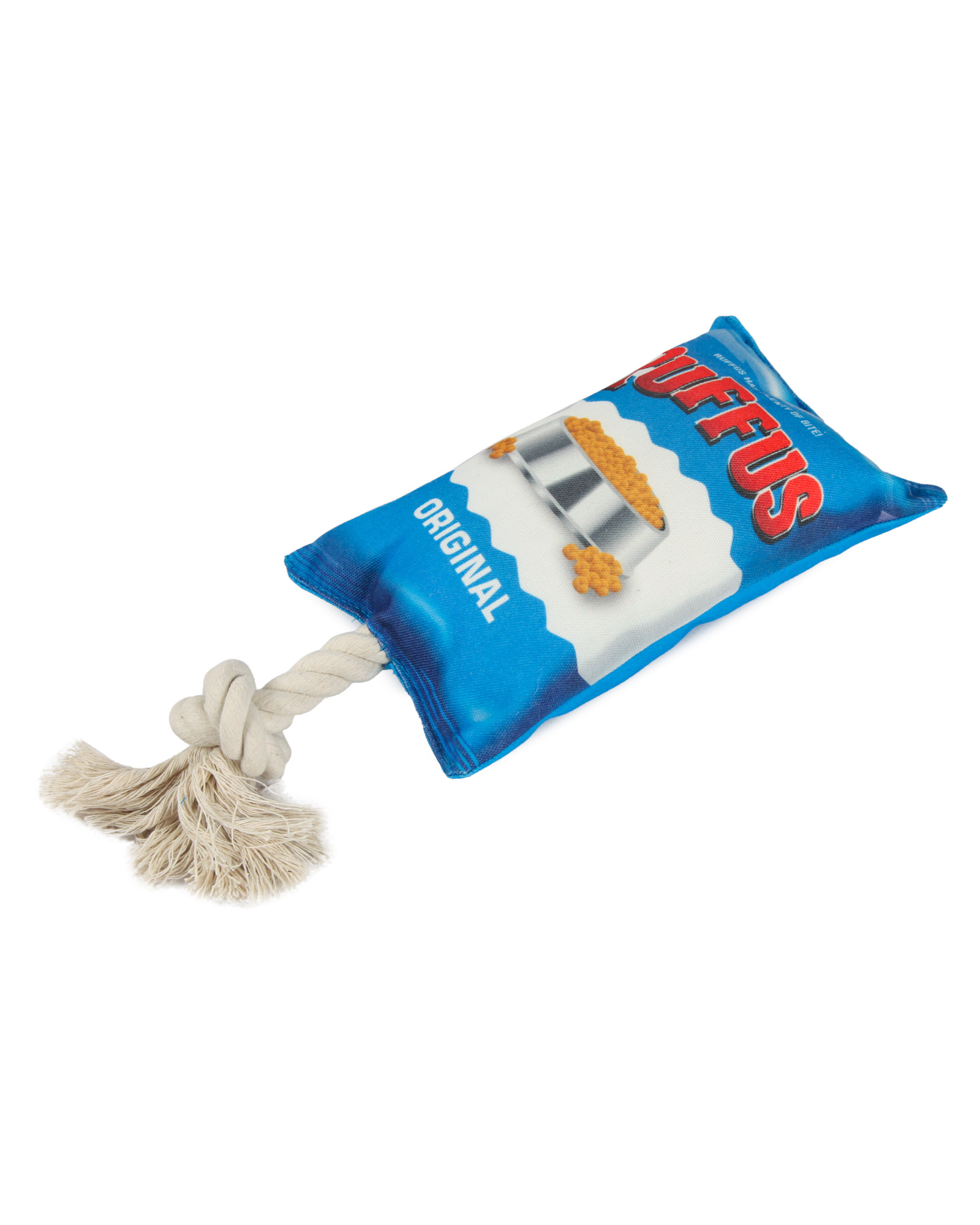 Игрушка для собак Barbaks Снек на канатике мягкий с пищалкой 32см - фото 4