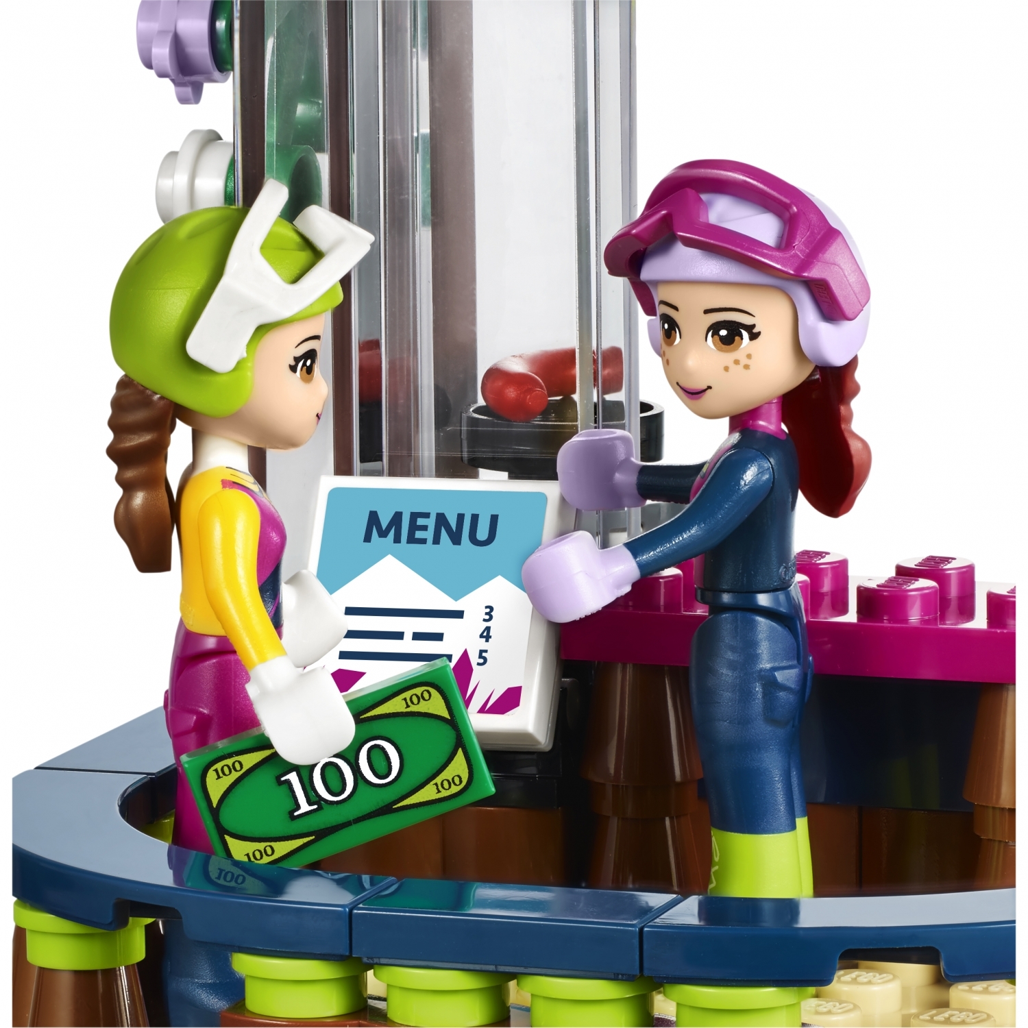 Конструктор LEGO Friends Горнолыжный курорт: подъёмник блочный - фото 13