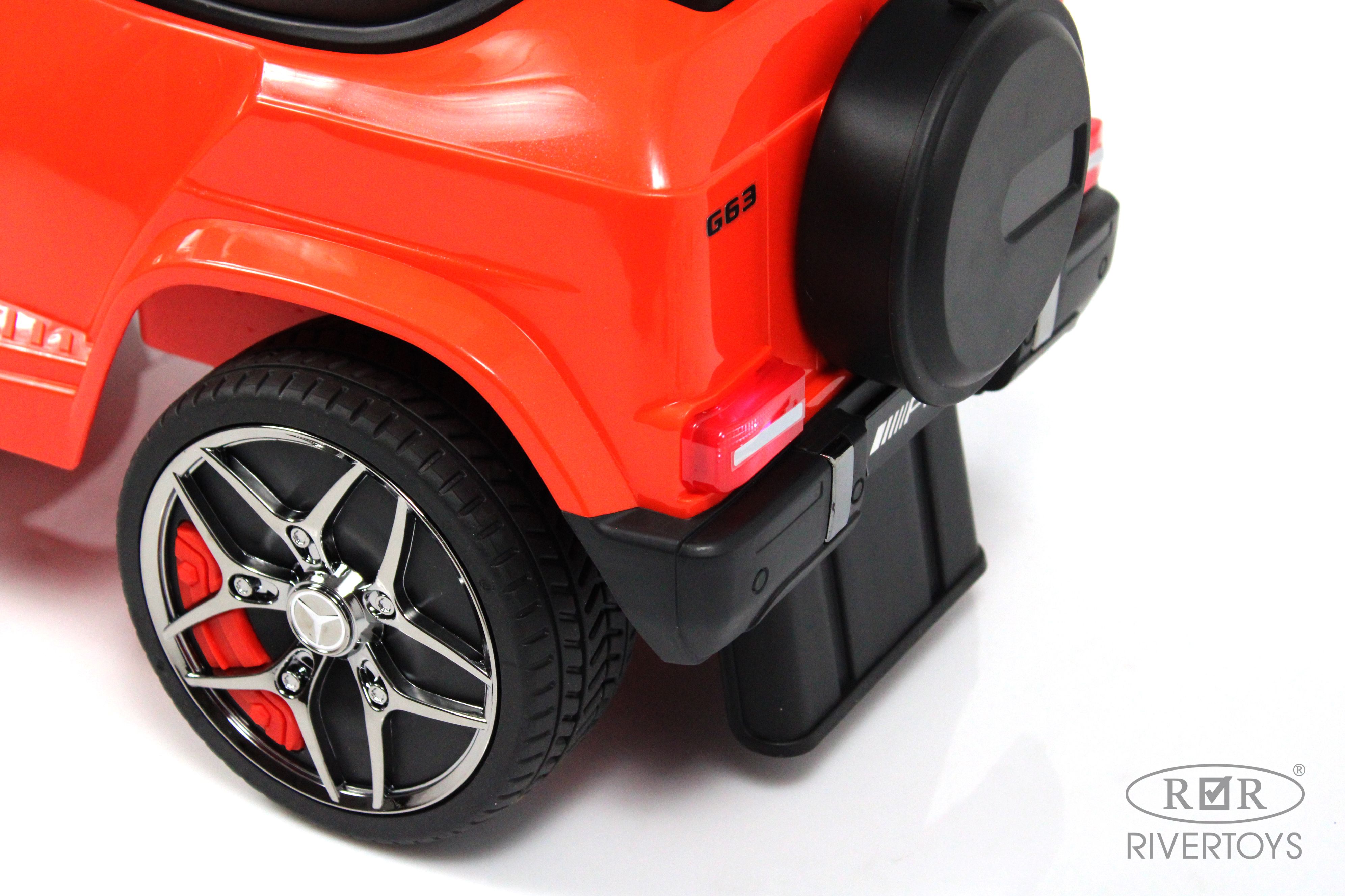 Каталка RIVERTOYS Mercedes-Benz G63 Red Diamond красный - фото 14
