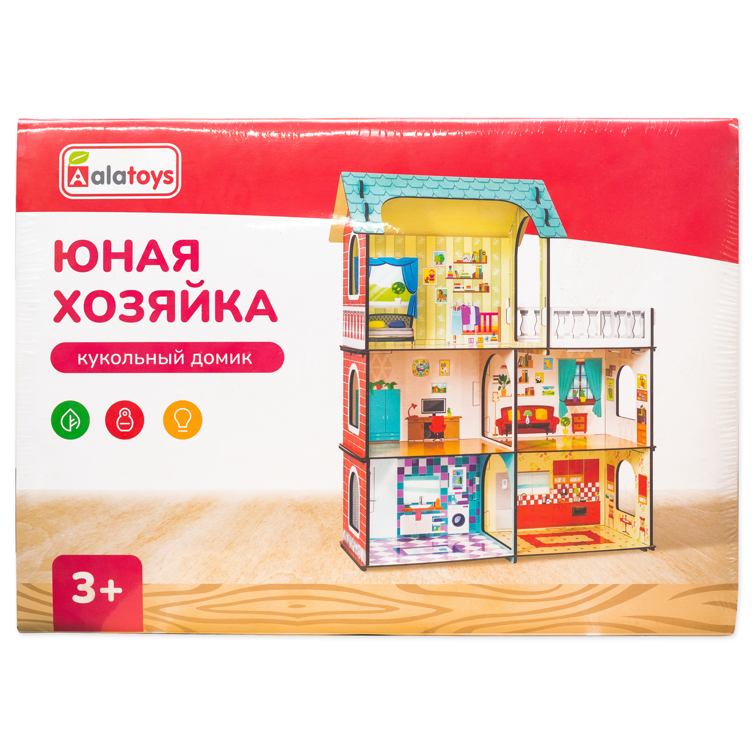 Домик для кукол Alatoys 70 см КД01 - фото 17
