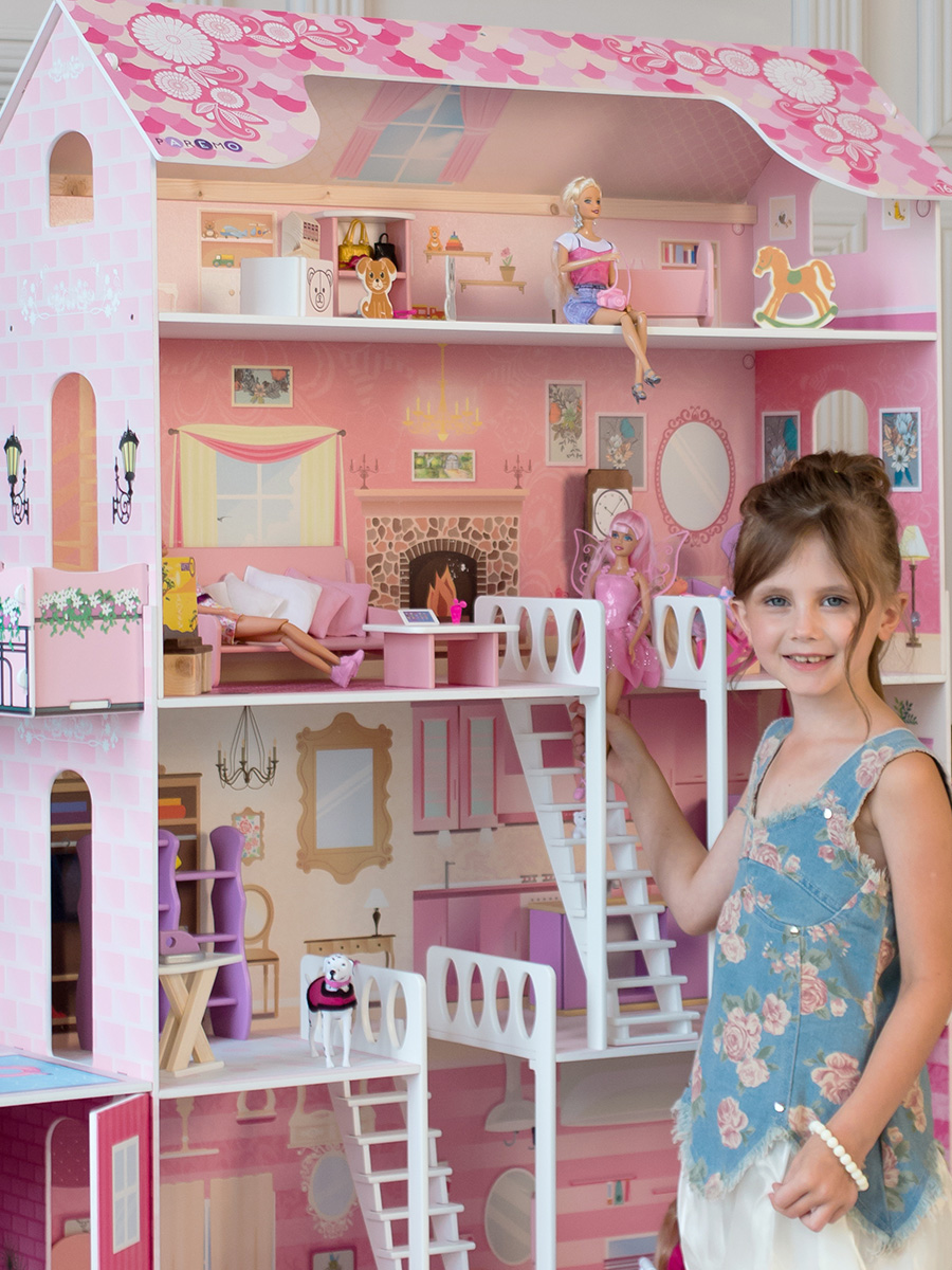 Домик для кукол PAREMO 121 см с мебелью PD316-01 - фото 5