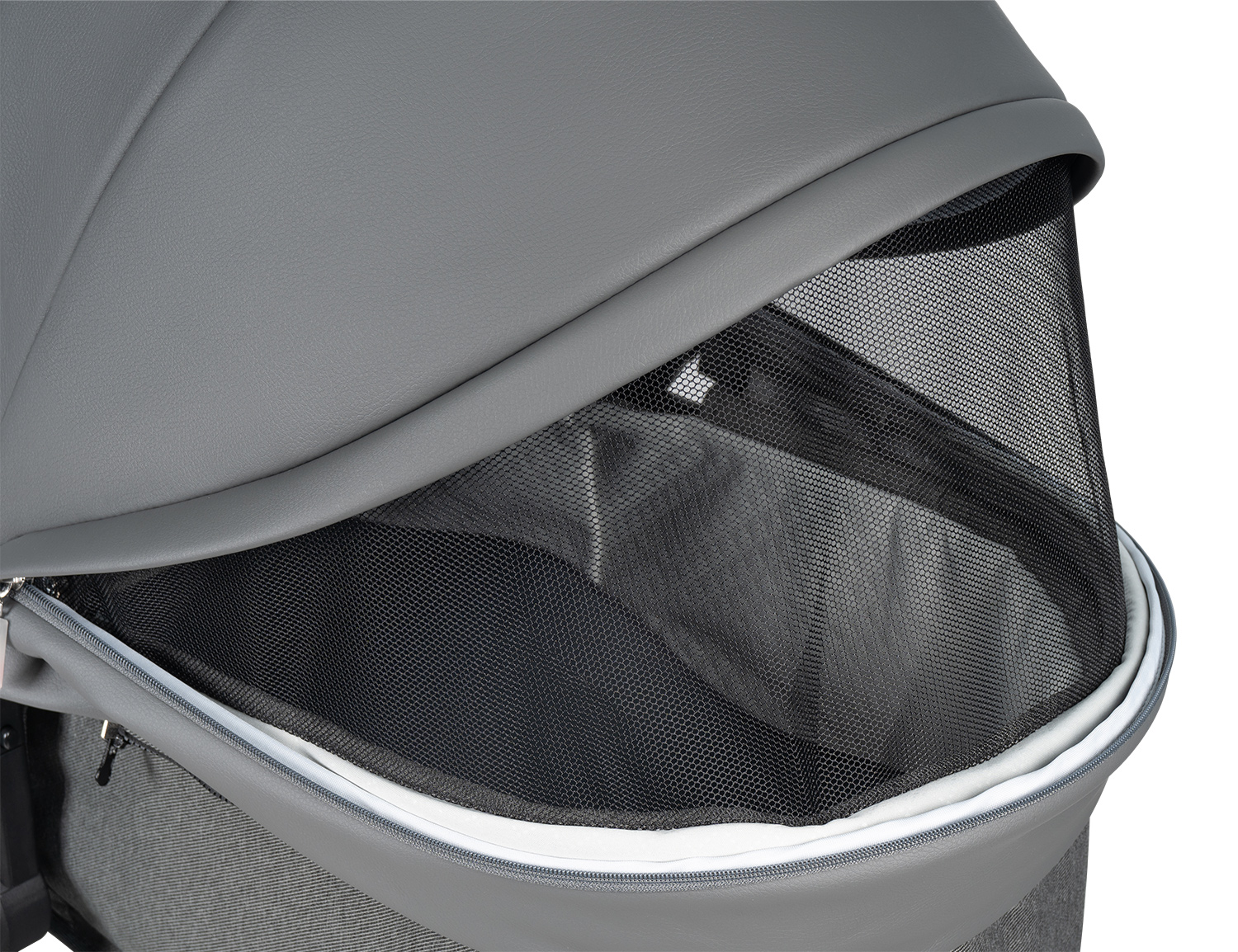 Коляска трансформер Aimile Spring серый - фото 17