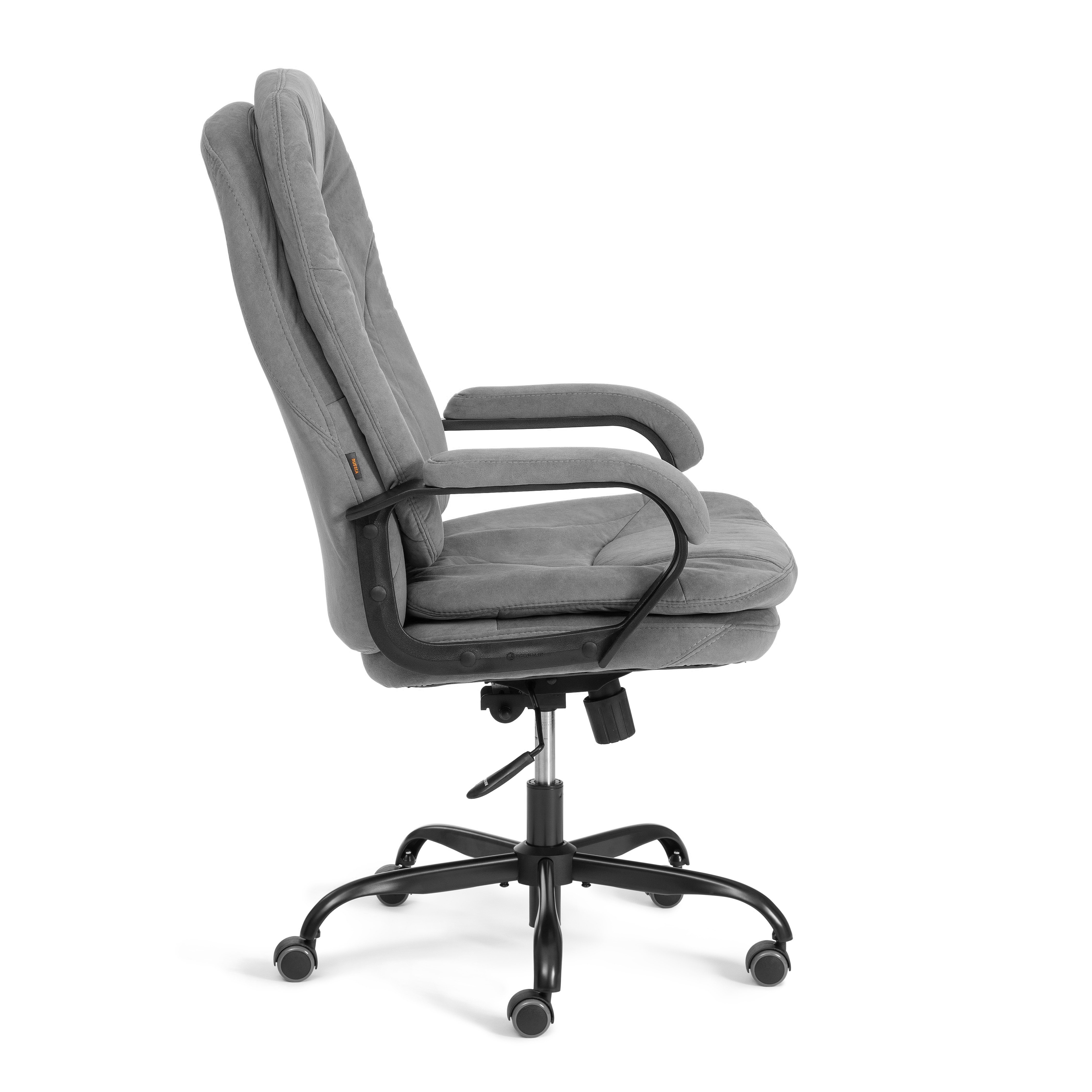 Компьютерное кресло TETCHAIR Комфорт Люкс велюр серый - фото 4
