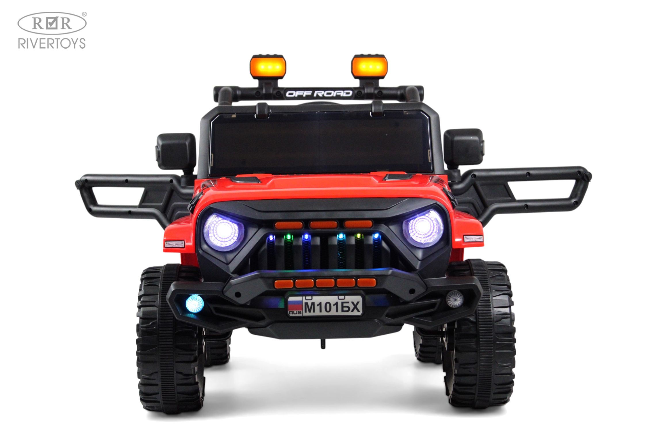 Электромобиль RIVERTOYS М101БХ-RED С пультом ДУ - фото 13