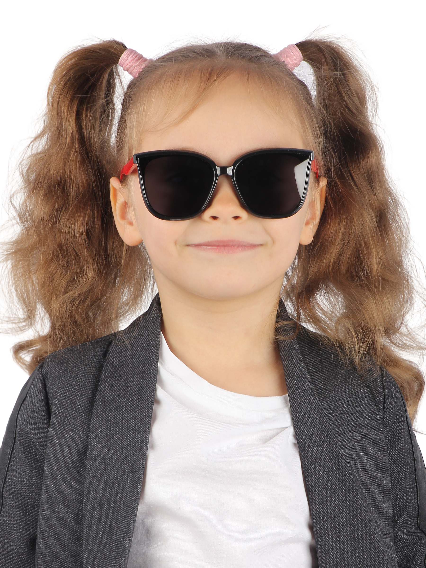 Очки солнцезащитные Little Mania JDT045-BKRE - фото 4