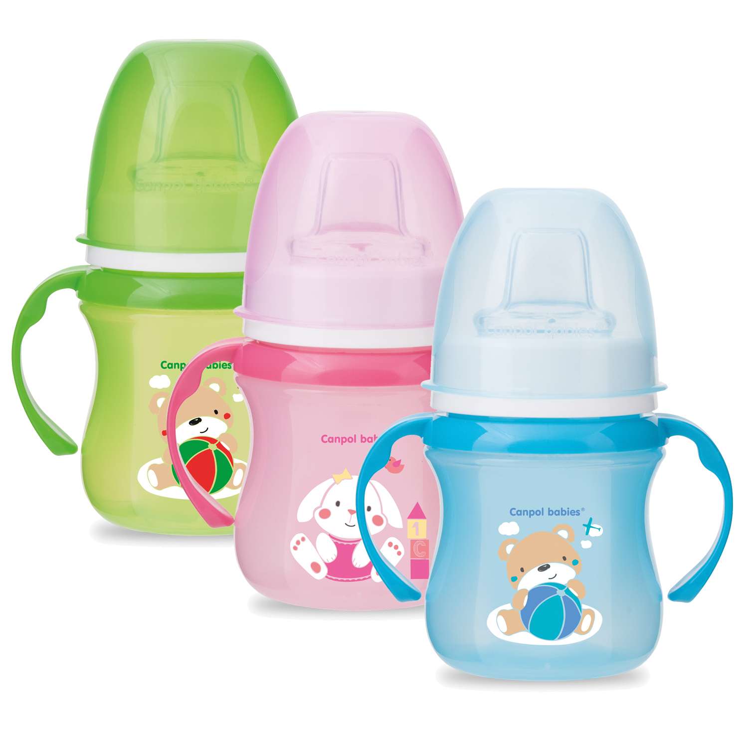 Поильник Canpol Babies 120 мл в ассортименте - фото 1