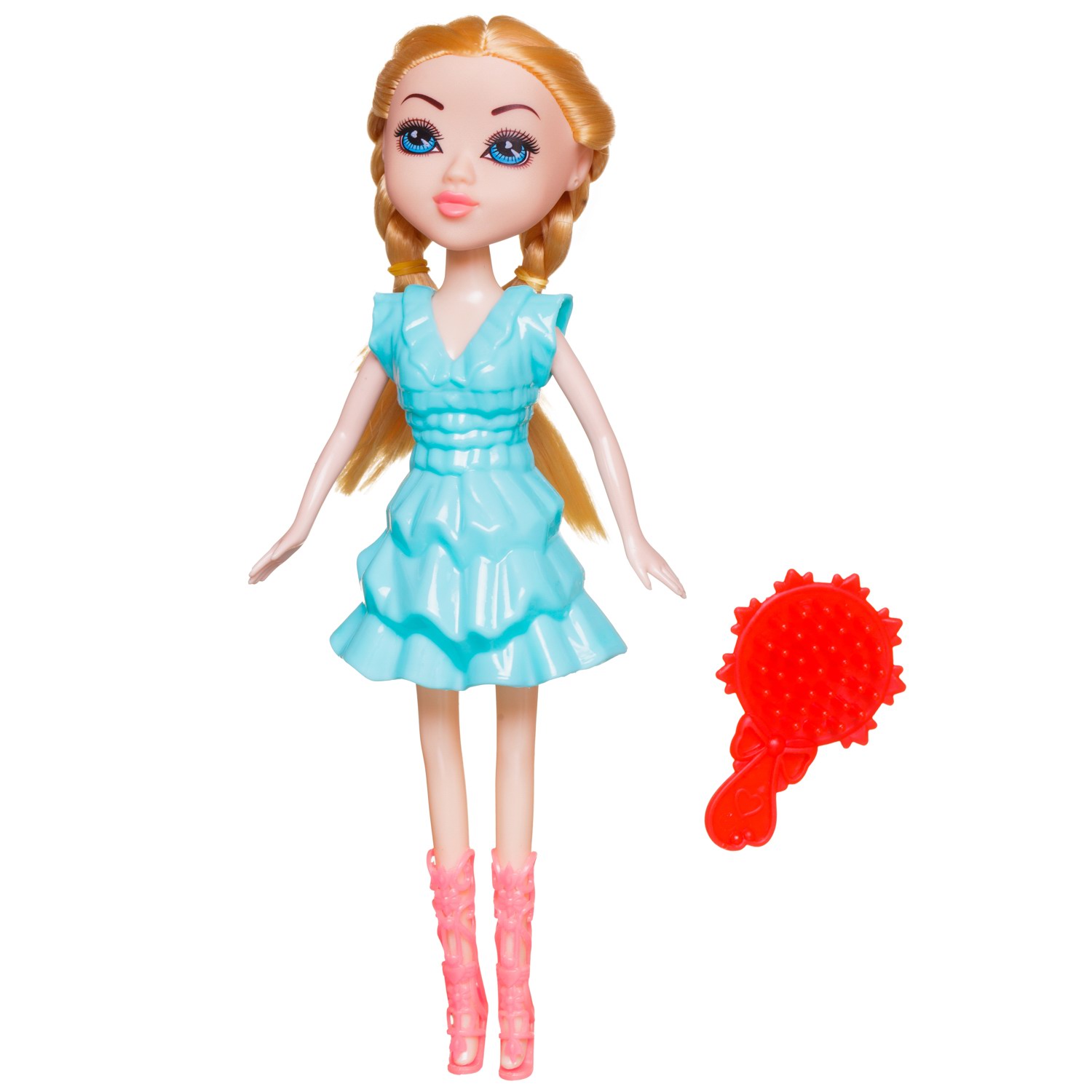 Кукла модельная Abtoys Brilliance Fair высота 18 см PT-01834/бирюзовое - фото 3