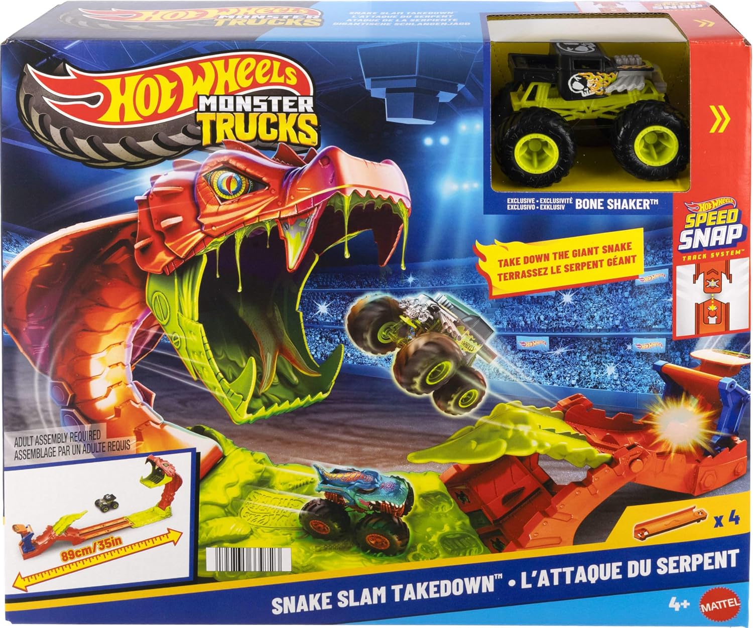 Трек Hot Wheels Вызов змеи JJN44 - фото 7
