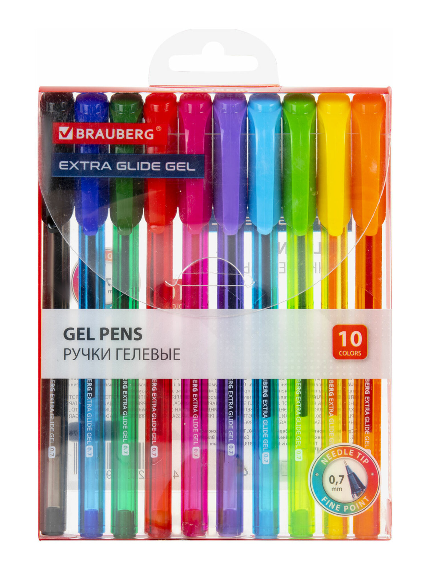 Ручка гелевая Brauberg 10 шт. - фото 6