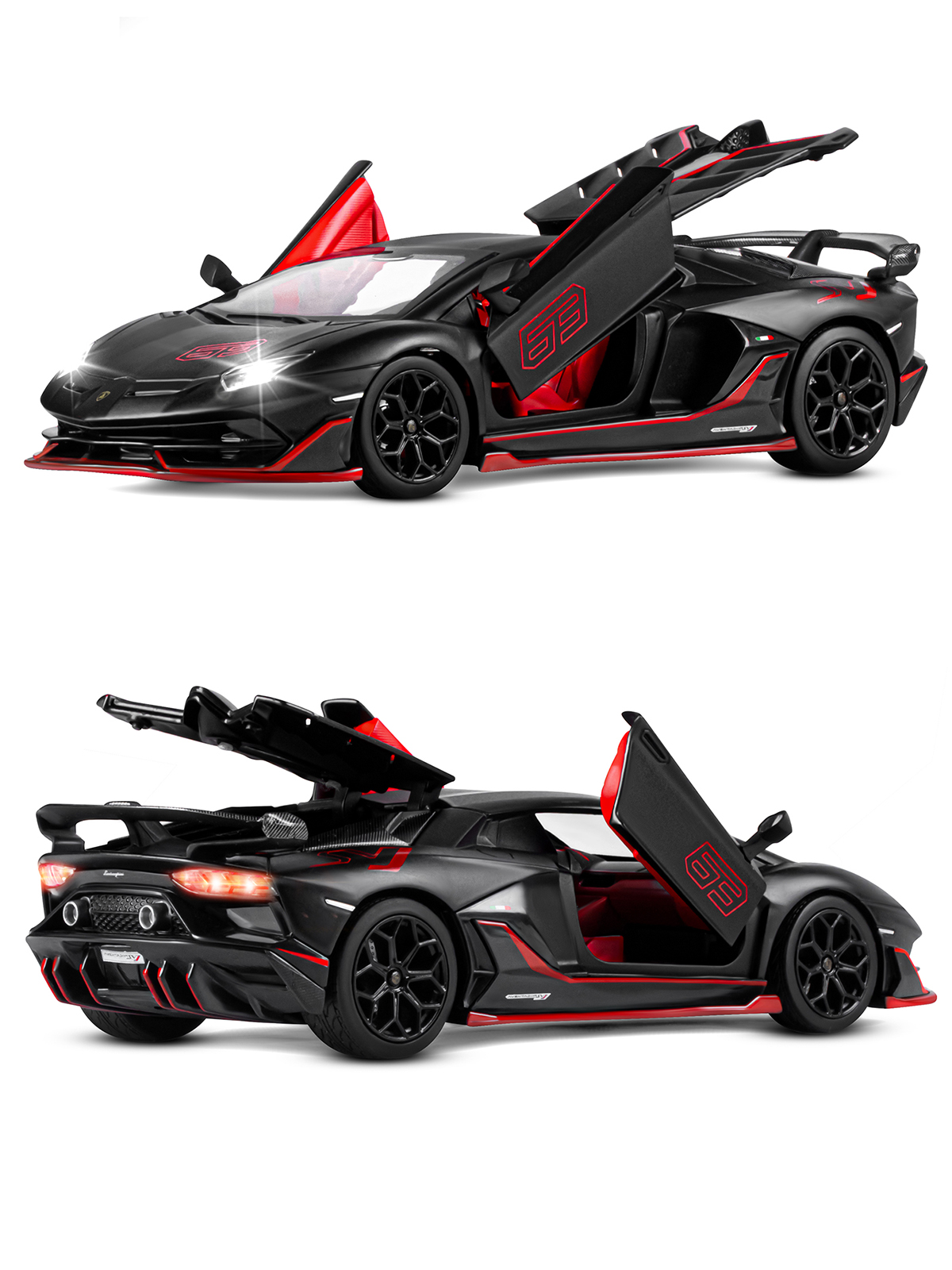 Автомобиль АВТОпанорама Lamborghini Aventador SVJ 1:24 JB1251511 - фото 6