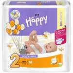 Подгузники Bella baby Happy 2 (3-6 кг) 78 шт.