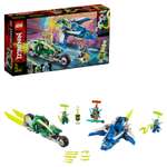 Конструктор LEGO NINJAGO Машины Джея и Ллойда