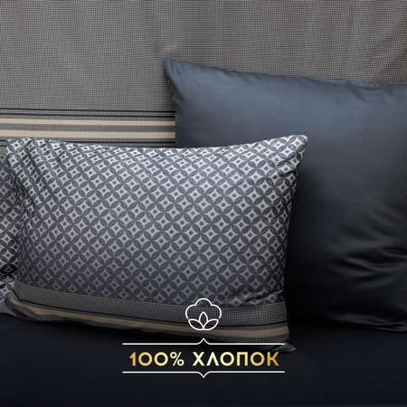 Комплект постельного белья SORRENTO DELUXE Боско евро 4 наволочки рис.4185-1+4185а-1