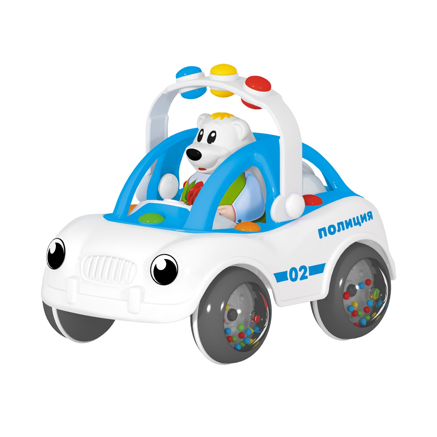 Полицейская машина STELLAR Машинка Ватрушка. Полиция - фото 1