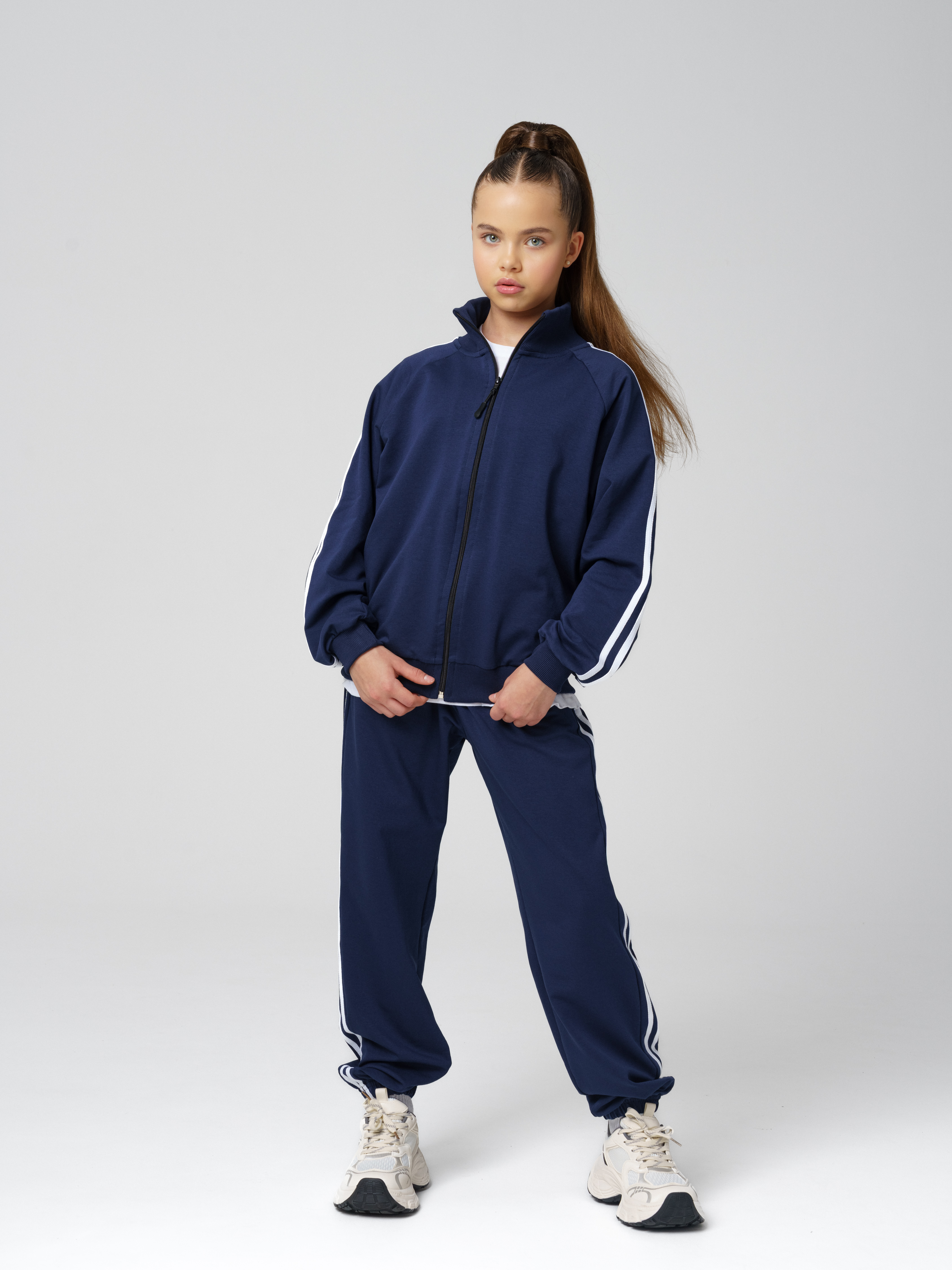 Костюм спортивный MALINAKIDS MOLREGLANINDIGO - фото 4