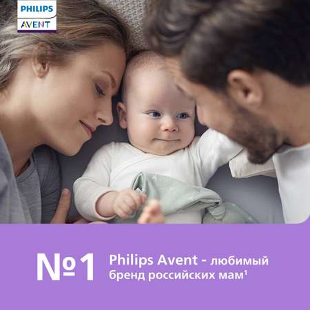 Пустышка Philips Avent силикон ортодонтическая от 0 мес. 2 шт.