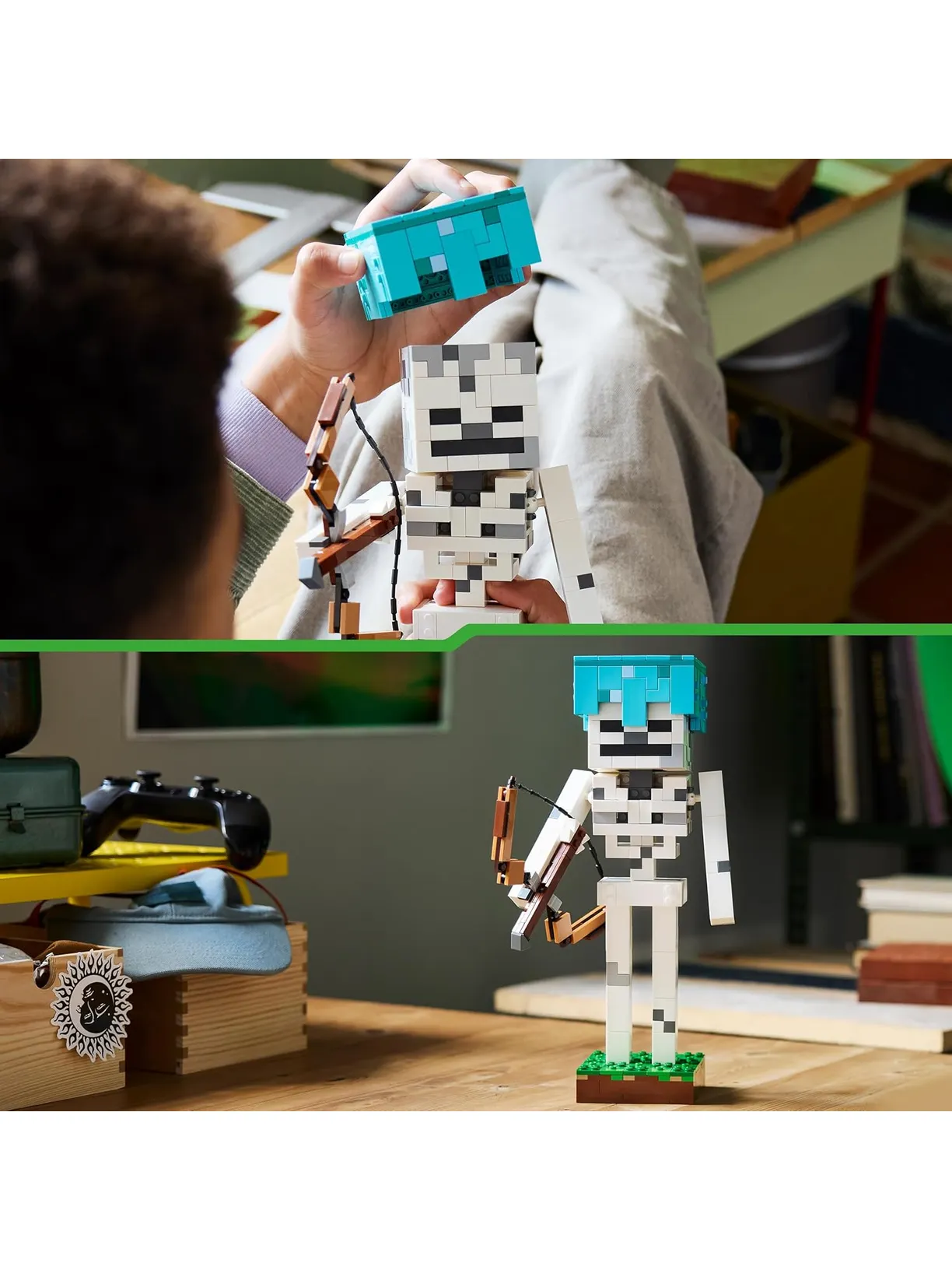 Конструктор LEGO Minecraft фигурка скелета 502 дет. - фото 7