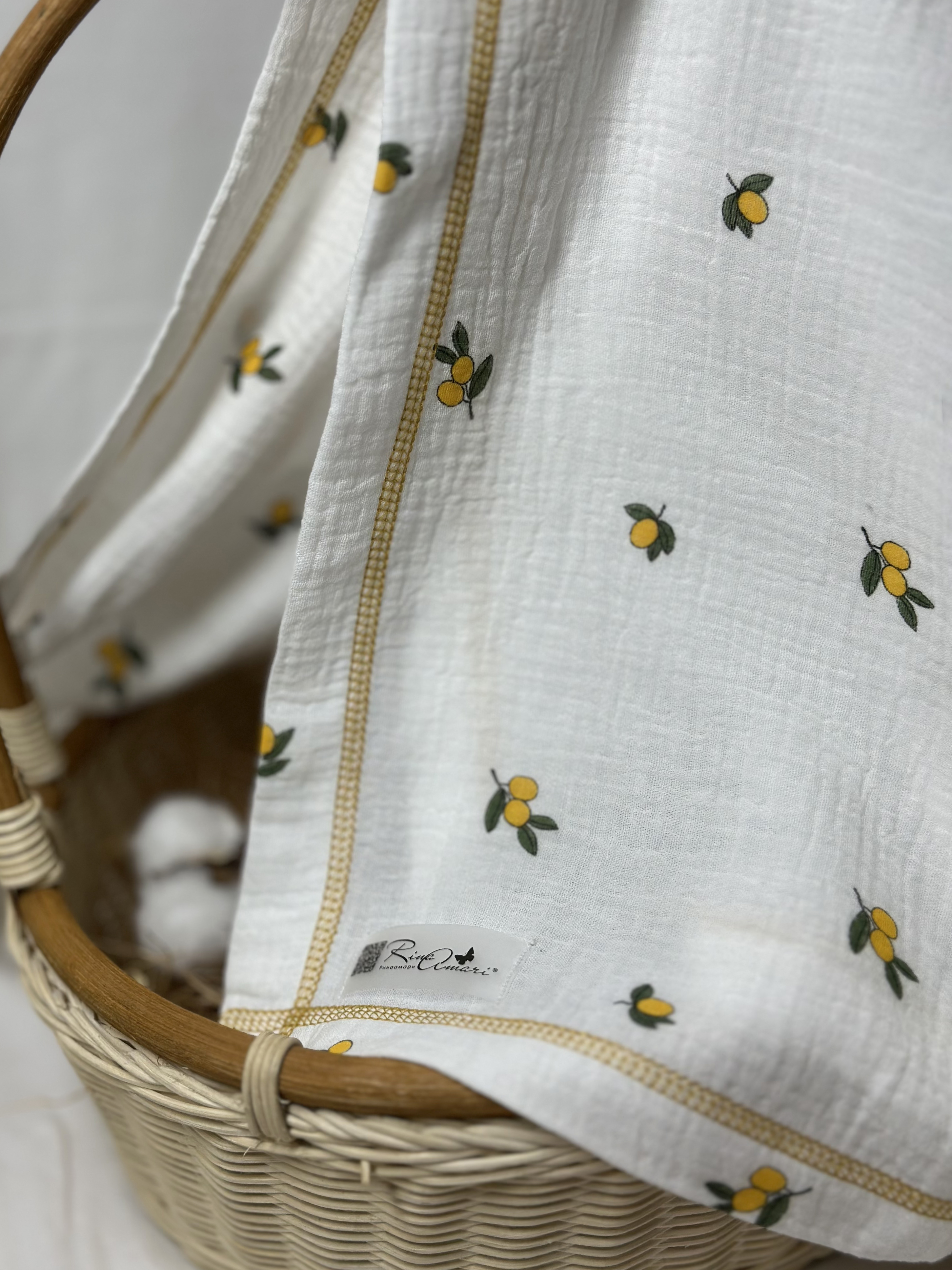 Пелёнка RinaAmari муслин 130x90 см - фото 5