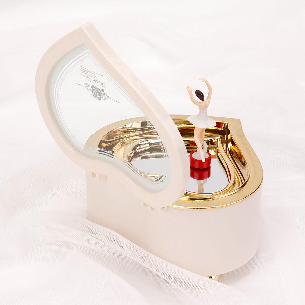 Детская Шкатулка музыкальная TIPTOPOLIS Сердце белая - фото 7