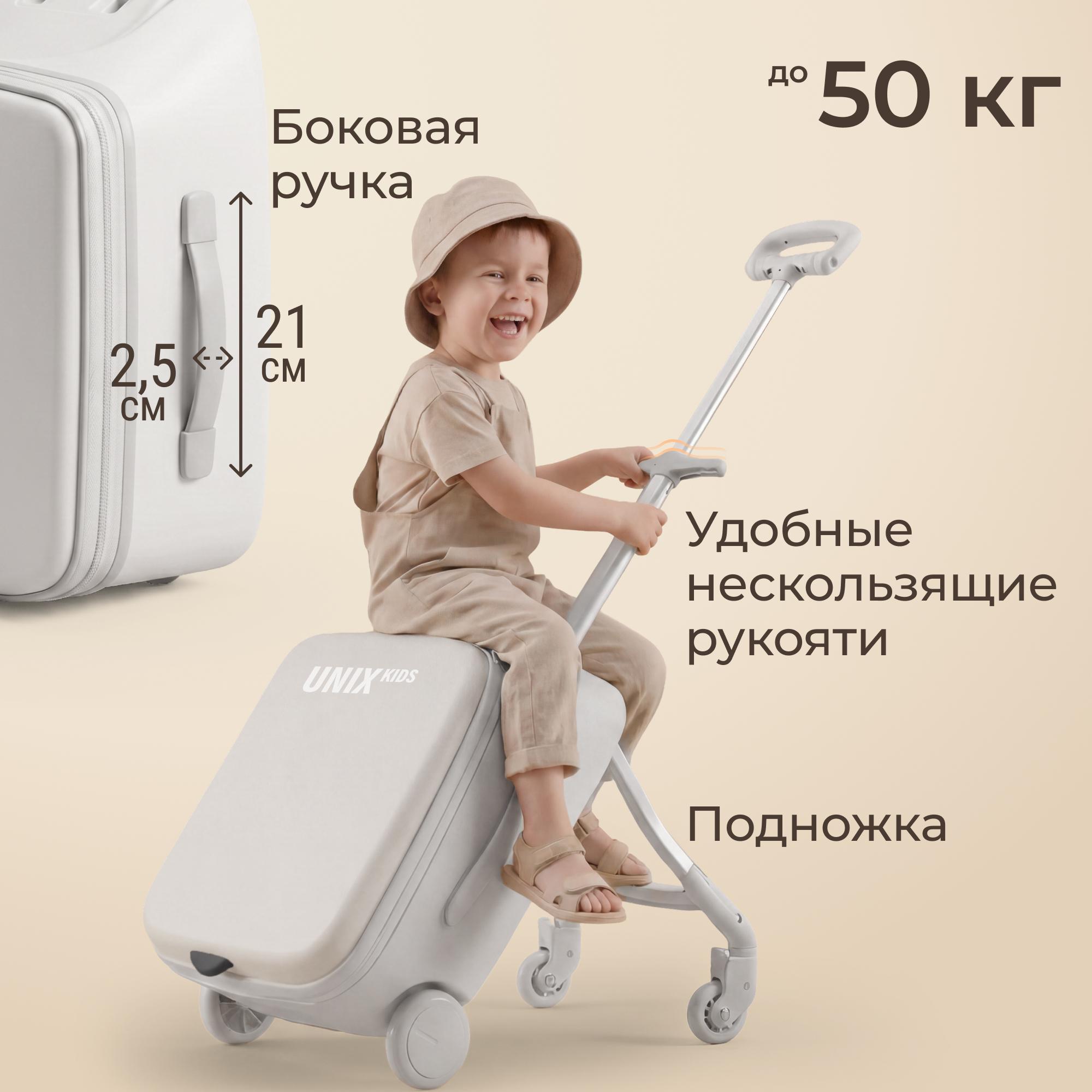 Чемодан UNIX Kids Каталка Stroller Classic - фото 3