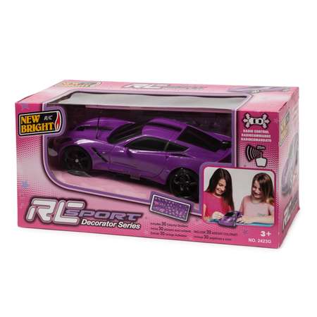 Автомобиль New Bright 1:24 фиолетовый