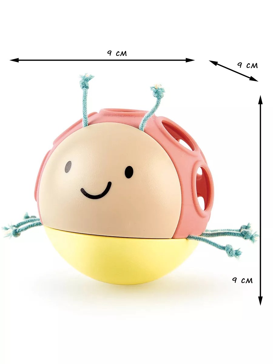 Игрушка Hape неваляшка Божья коровка - фото 2