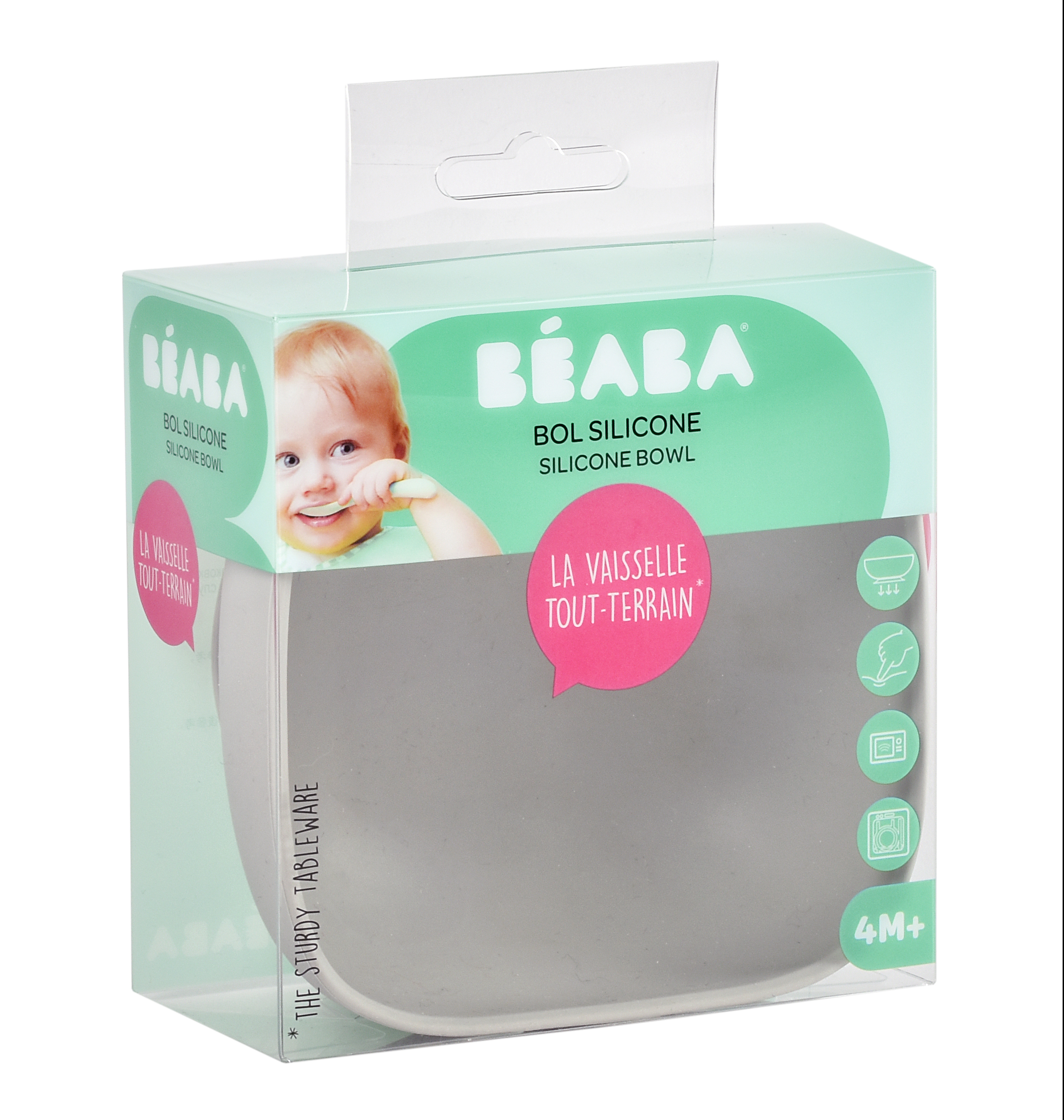 Тарелка BEABA ASSIETTE SILICONE 300 мл 1 предм. - фото 2