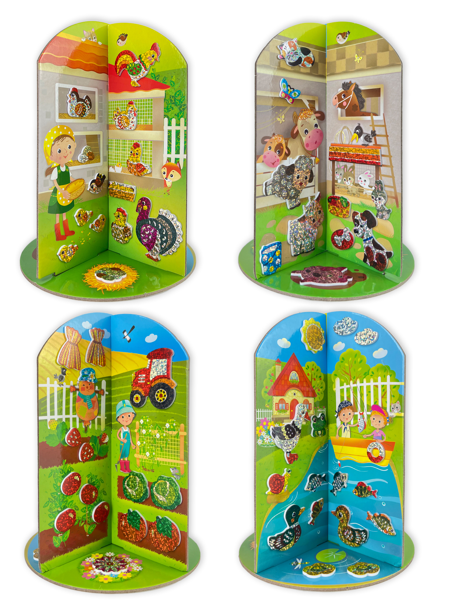 Набор для творчества Дрофа-Медиа аппликация На ферме - фото 6