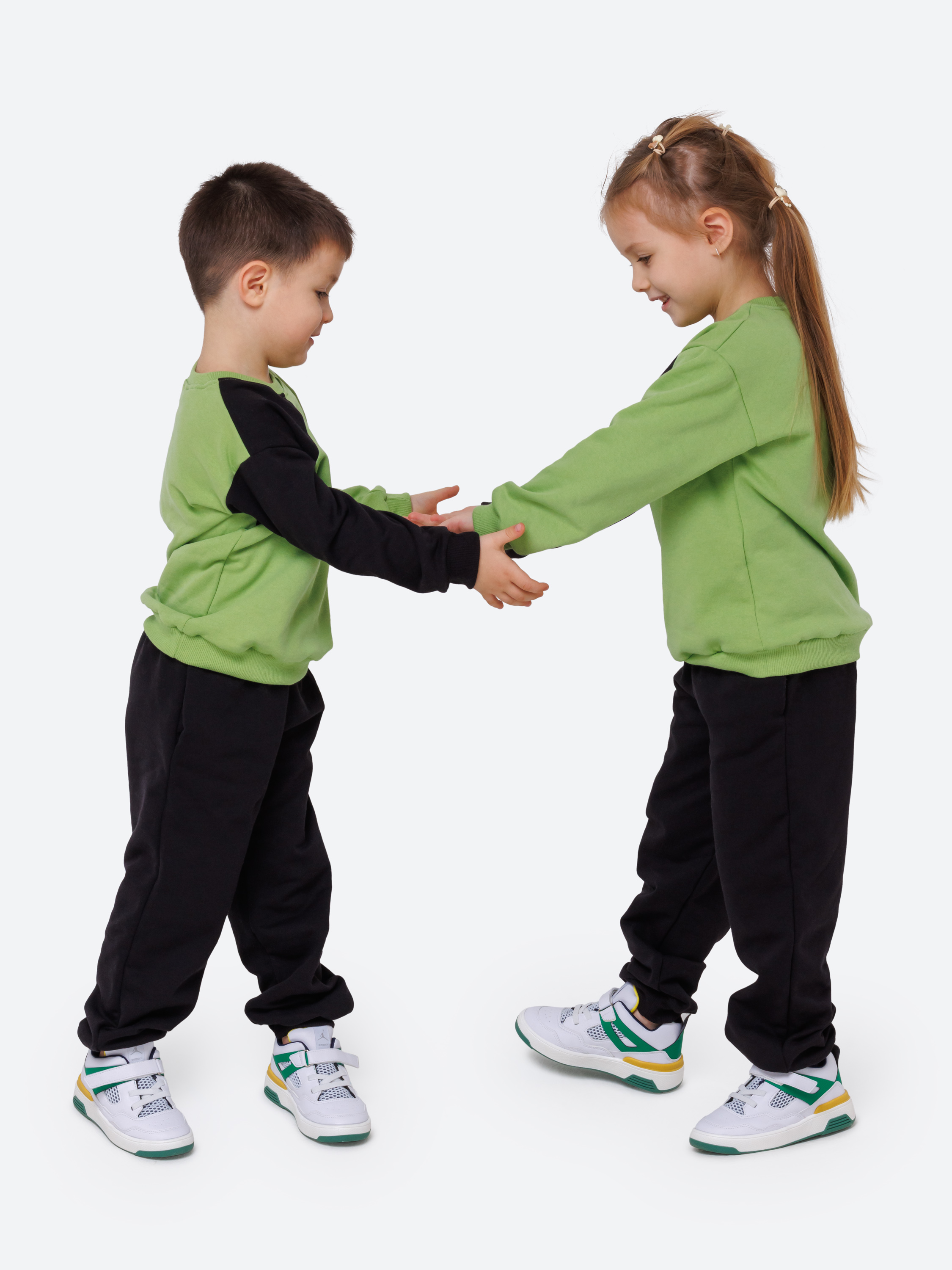 Спортивный костюм VEDDI 2261/6041ф-2025/черный/зеленый - фото 11