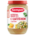Пюре Semper Картофель-овощи-цыпленок с 10 мес 190 г