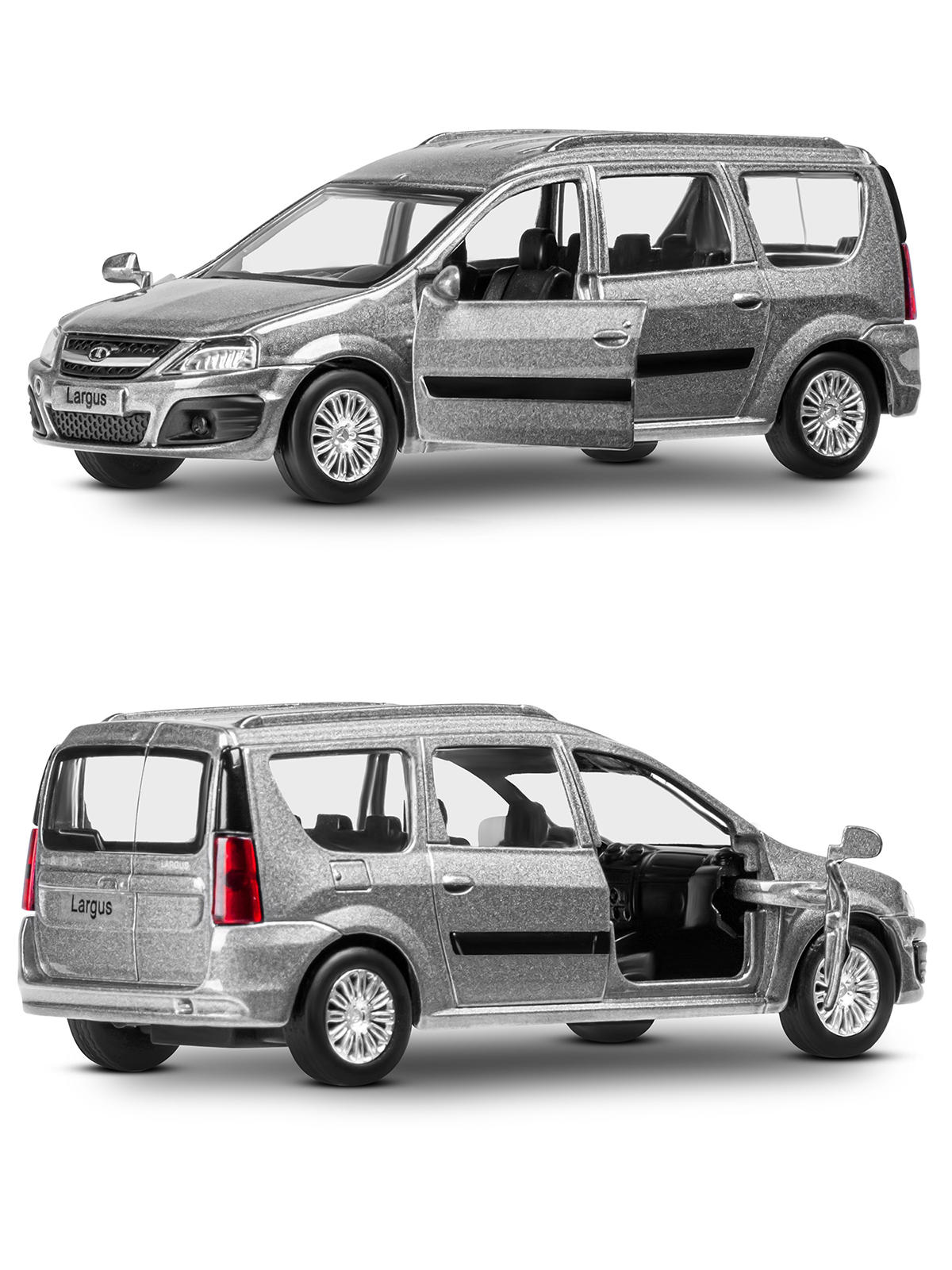 Автомобиль АВТОпанорама LADA Largus 1:43 JB1251625 - фото 8