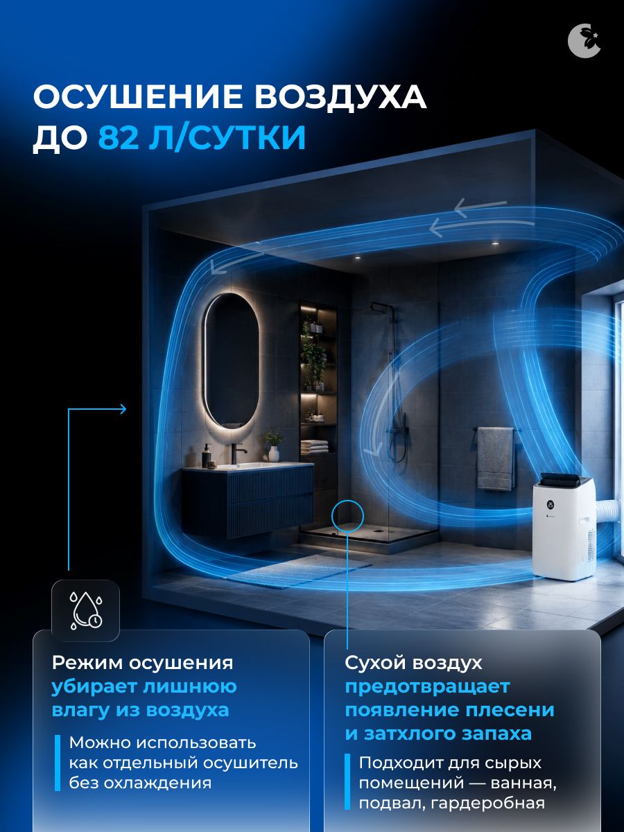 Кондиционер с охлаждением и осушением HANZO AV-4 - фото 10
