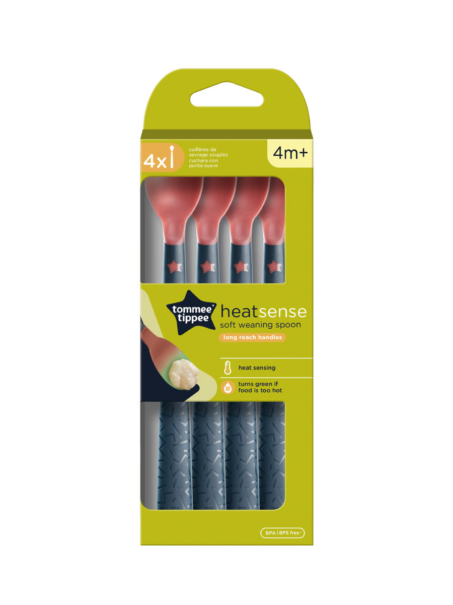 Термоложки для кормления Tommee tippee Heat Sense 4 шт 4 мес + - фото 7