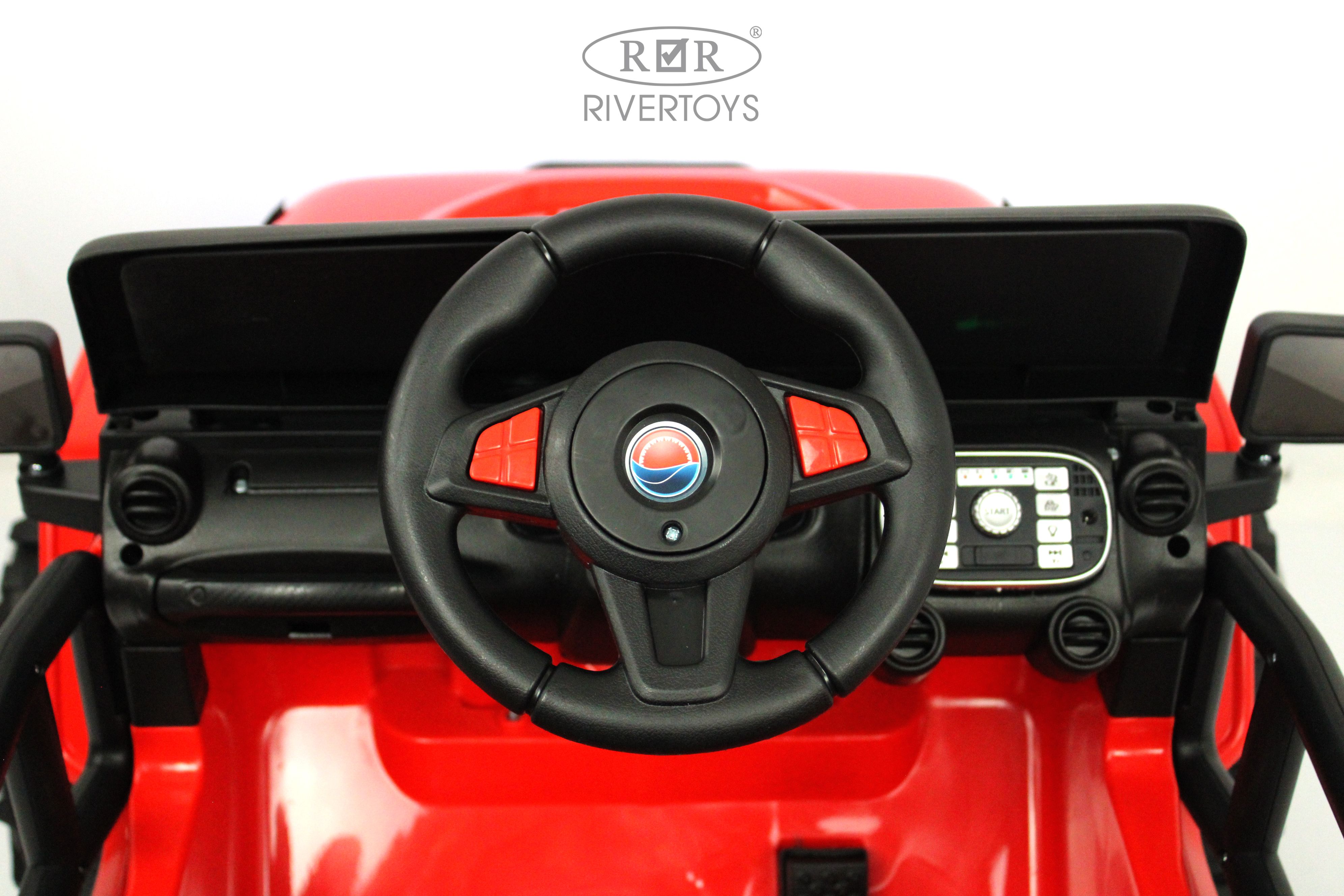 Электромобиль RIVERTOYS T222TT-4WD-RED С пультом ДУ - фото 15